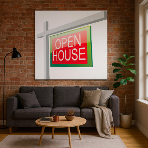 Poster de l'enseigne immobilière Open House
