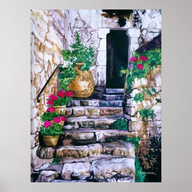 Poster de l'entrée secrète du CMCarlson en Italie (Devant)