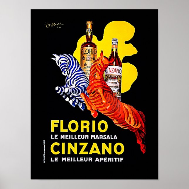Poster de Leonetto Cappiello Art Déco Liqueur (Devant)