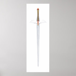 Poster de l'épée de l'esprit (12 x 36)