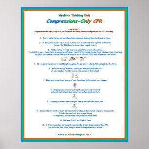 Poster de l'équipe de cardiologie Jr. Compressions