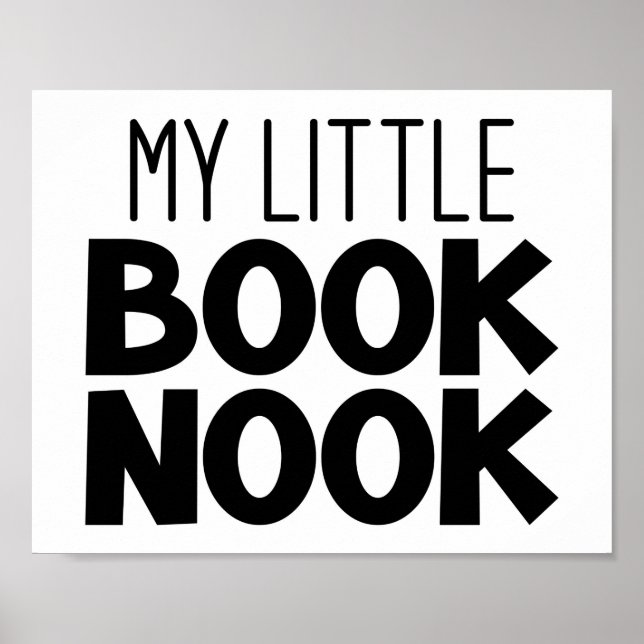 Poster de l'espace de lecture de My Little Book No (Devant)