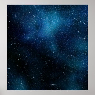 Poster de l'espace profond 1