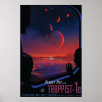 Poster de l'espace rétro - Les spectateurs observe