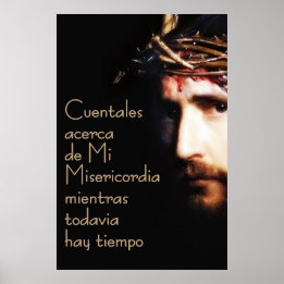 Poster de l'Espanol Espagnol Jesus Divina Miserico