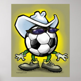 Poster de l'étoile de football