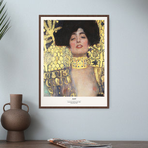 Poster de l'exposition d'art Gustav Klimt Judith