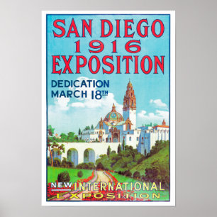 Poster de l'exposition internationale de San Diego