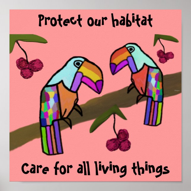 Poster de l'habitat de Toucans (Devant)