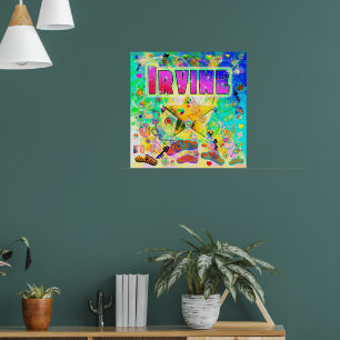 Poster de l'heure de l'époque d'Irvine