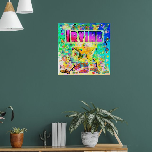 Poster de l'heure de l'époque d'Irvine (Salon 1)