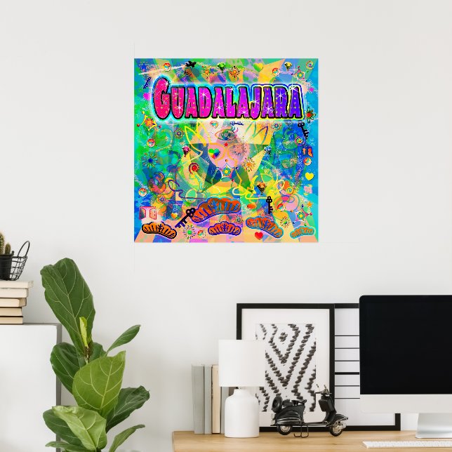 Poster de l'Heure Poch Guadalajara (Bureau à domicile)