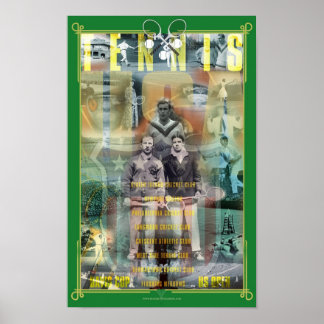 Poster de l'histoire du tennis américain