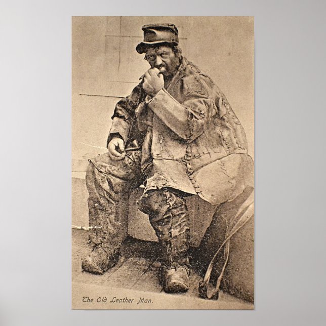 Poster de l'homme en cuir (Devant)