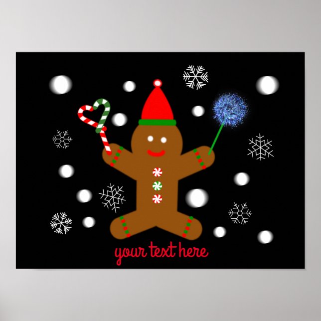 Poster de l'homme en pain d'épices #2 (Devant)