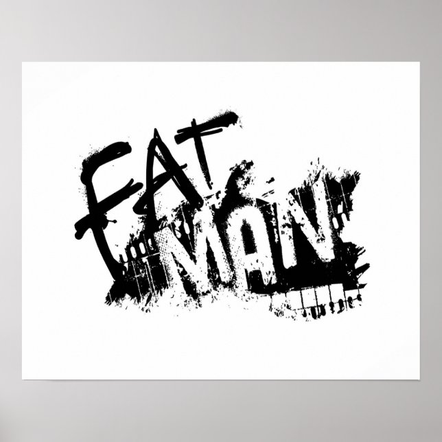 Poster de l'Homme gras (Devant)