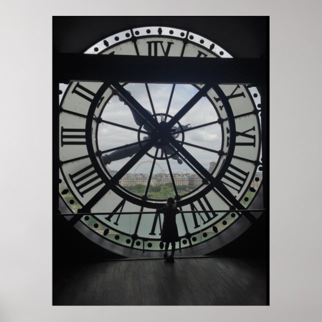 Poster de l'horloge du Musée d'Orsay Imprimer (Devant)