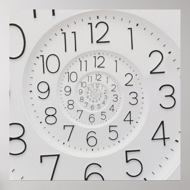 Poster de l'horloge spirale Droste (Devant)