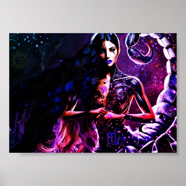 Poster de l'Horoscope de Scorpio (Devant)