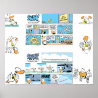 Poster de l'Humour de l'aviation Ducks Funny