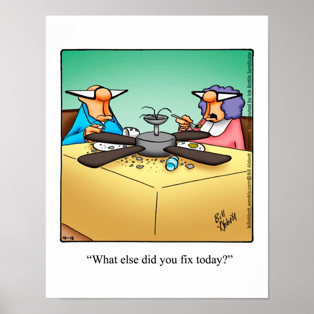 Poster de l'Humour de réparation do-it-yourself do (Devant)