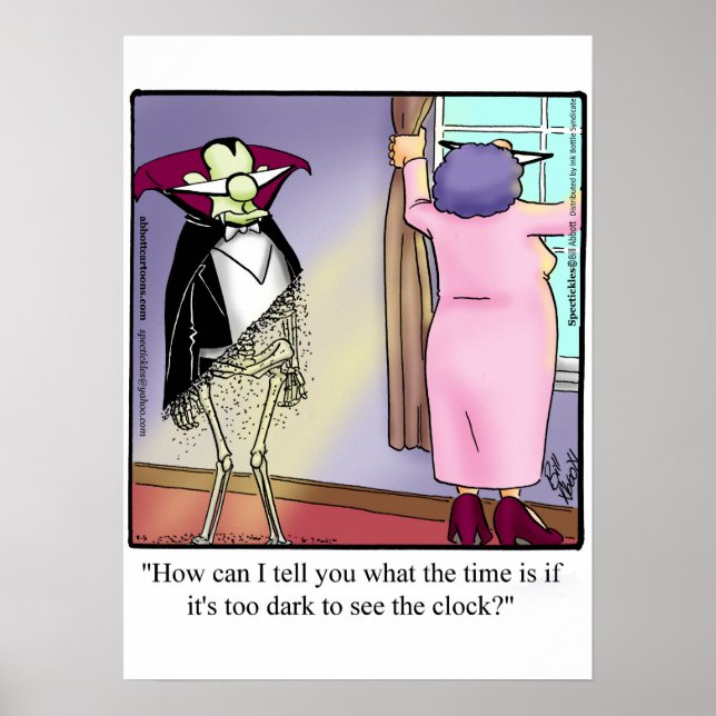 Poster de l'Humour d'Halloween drôle (Devant)