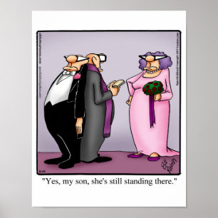 Poster de l'Humour Mariage amusant