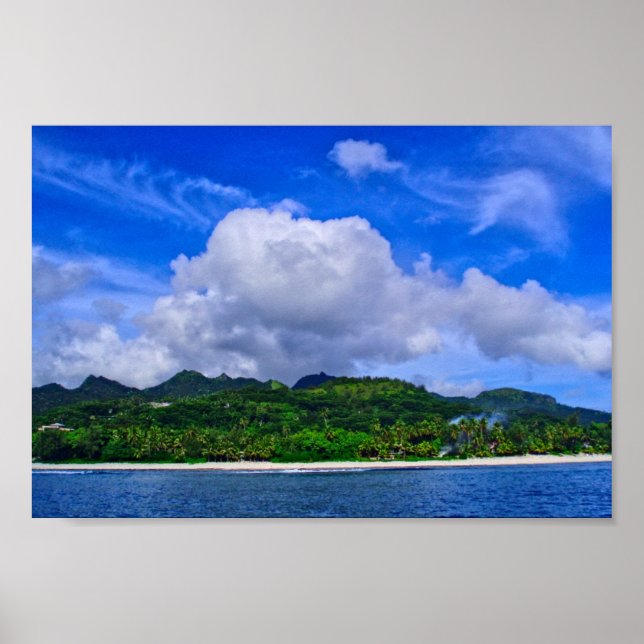 Poster de l'île de Rarotonga (Devant)