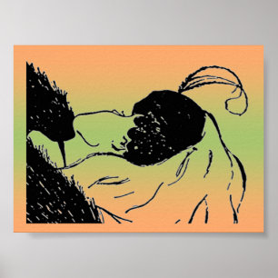 Poster de l'illusion de la jeune ou de la vieille