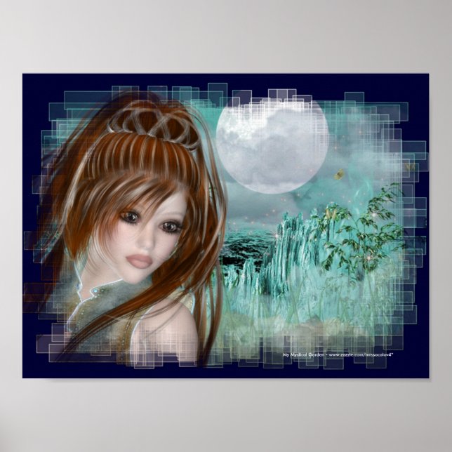 Poster de l'Imaginaire de nuit Red head Elf & Blue (Devant)