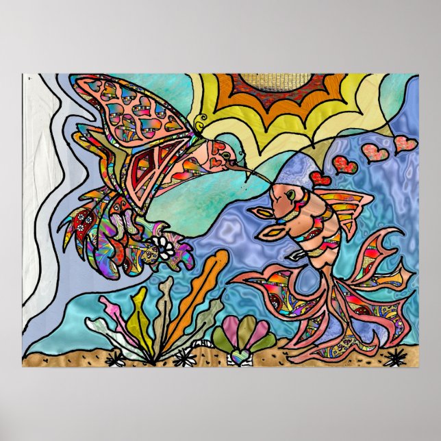 Poster de l'Imaginaire de réflexion de l'Oiseau d' (Devant)