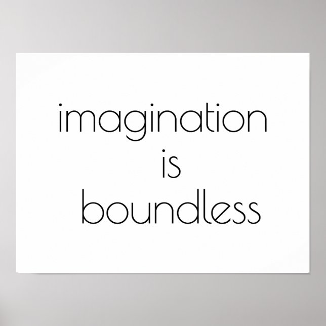 Poster de l'imagination (Devant)