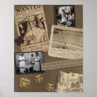 Poster de l'infirmière vintage
