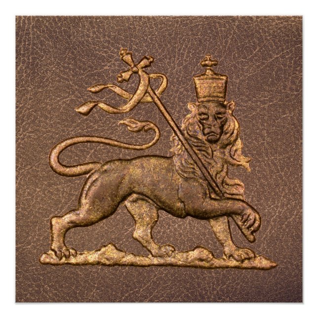 Poster de Lion of Judah Jah Rastafari Reggae Roots (Devant)