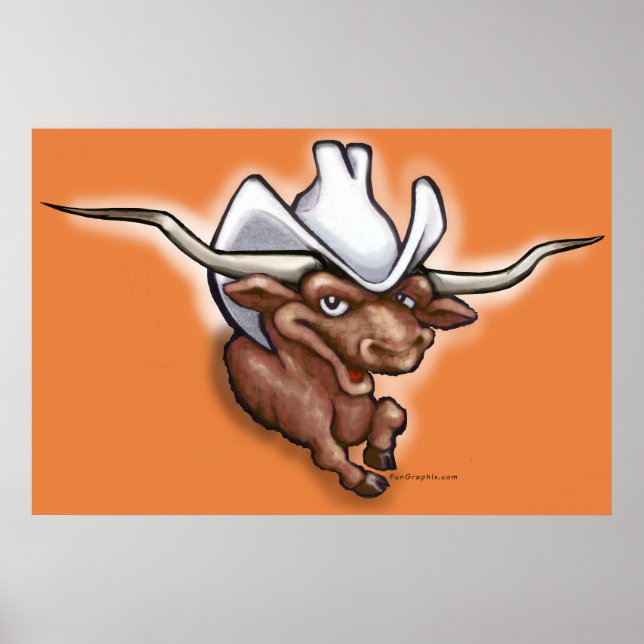Poster de Little Longhorn (Devant)