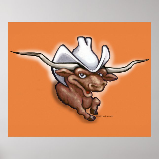Poster de Little Longhorn (Devant)