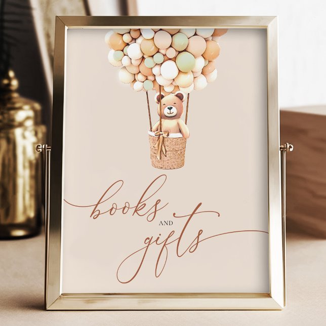 Poster de livres et de cadeaux pour bébés Bear Bal (Créateur téléchargé)