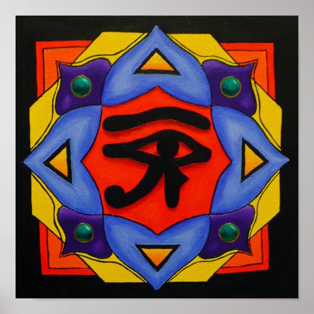 Poster de l'oeil de Horus (Devant)