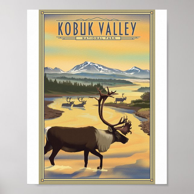 Poster de l'oeuvre d'art du parc national de Kobuk (Devant)