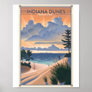 Poster de l'oeuvre d'art du parc national des Dune