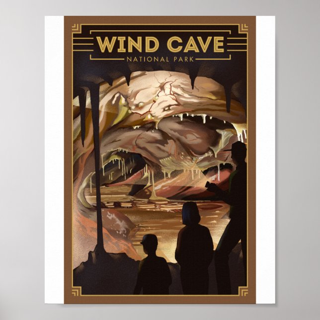 Poster de l'oeuvre d'art du parc national Wind Cav (Devant)