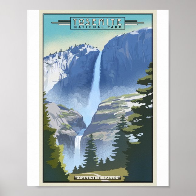 Poster de l'oeuvre du Yosemite National Park Litho (Devant)