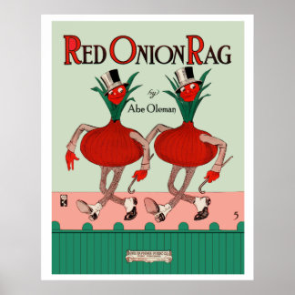 Poster de l'oignon rouge