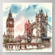 Poster de Londres Wall Art