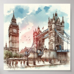 Poster de Londres Wall Art