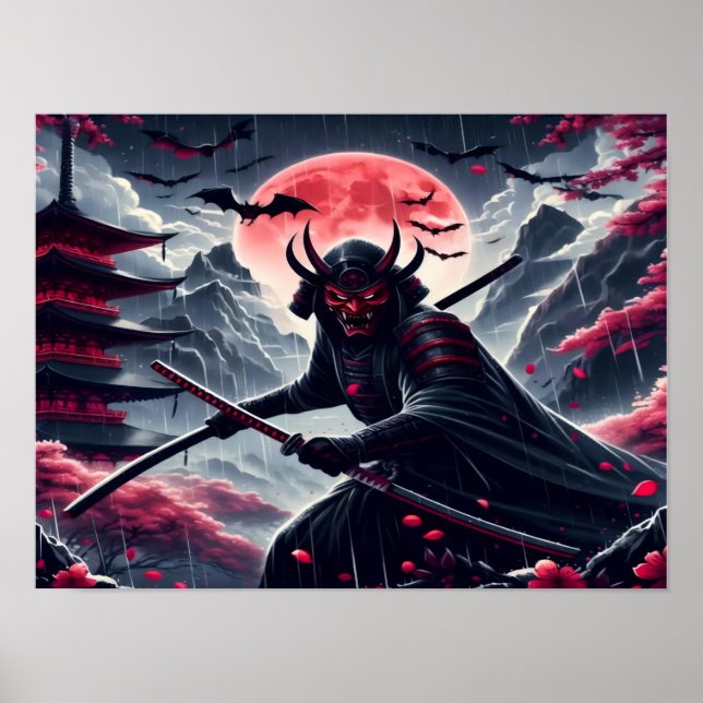 Poster de l'Oni Samurai (Devant)