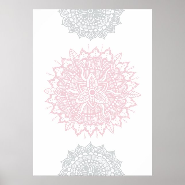 Poster de l'ornement de Tracery Mandala (Devant)