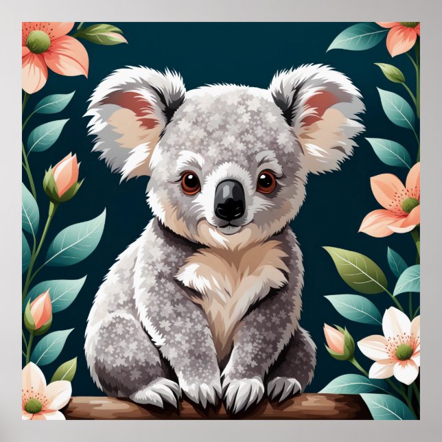 Poster de l'ours Cute Koala (Devant)