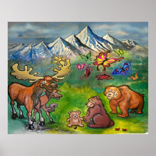 Poster de l'Ours d'Oie (Devant)
