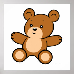 Poster de l'ours en peluche